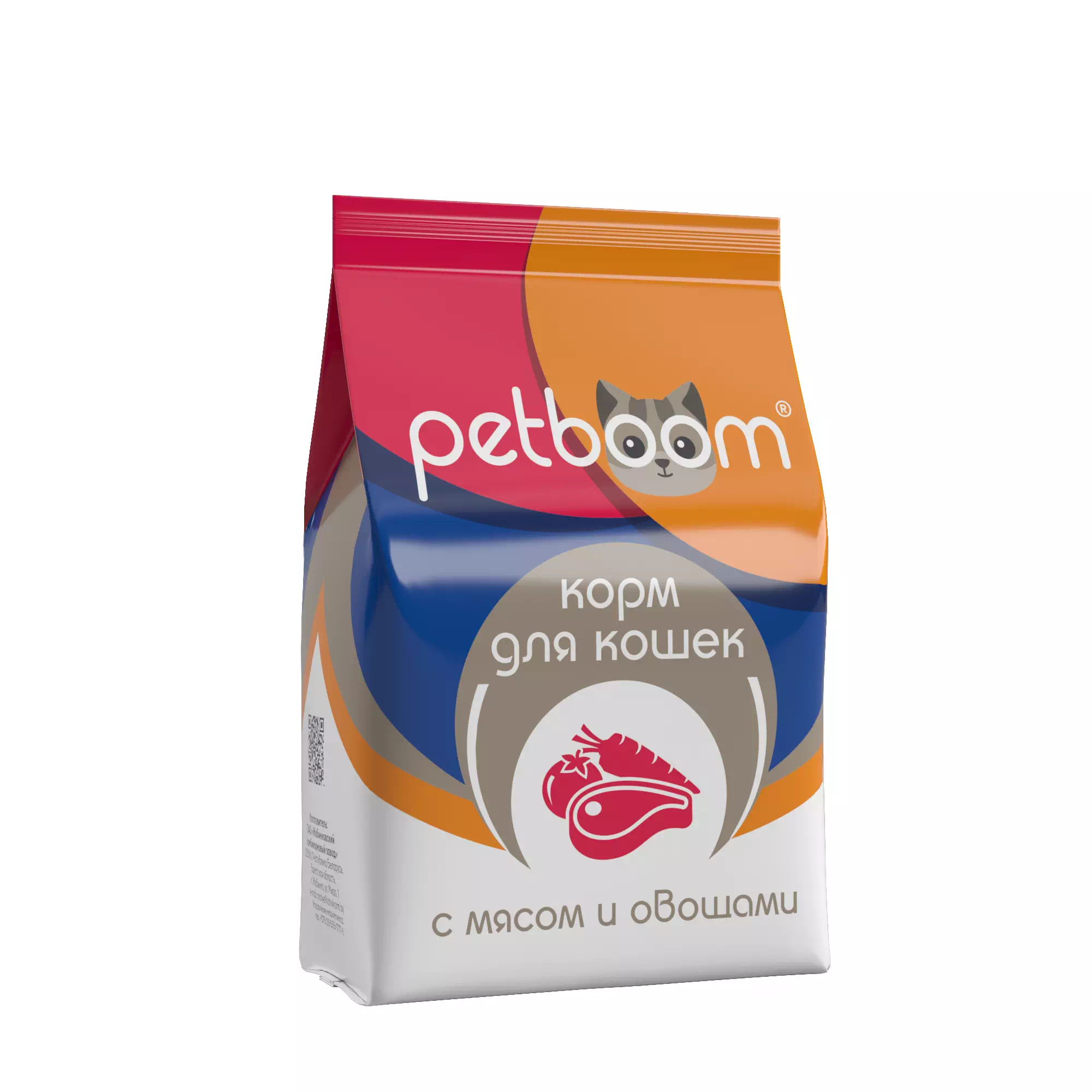 "Petboom" dry food for adult cats with meat and vegetables